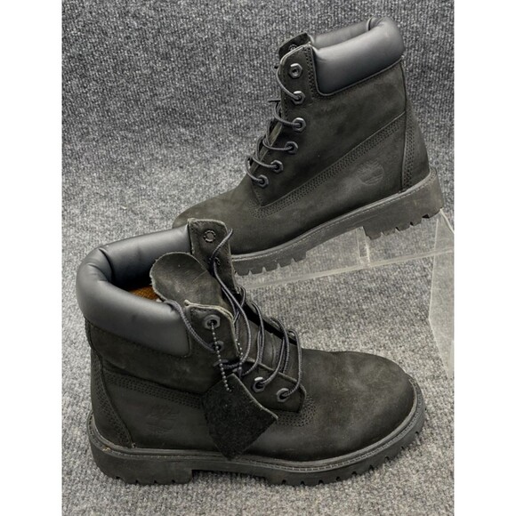 Timberland JUNIOR Youth Size 4M Black 6-Inch Classic Boots Primaloft Insulated - Picture 10 of 13